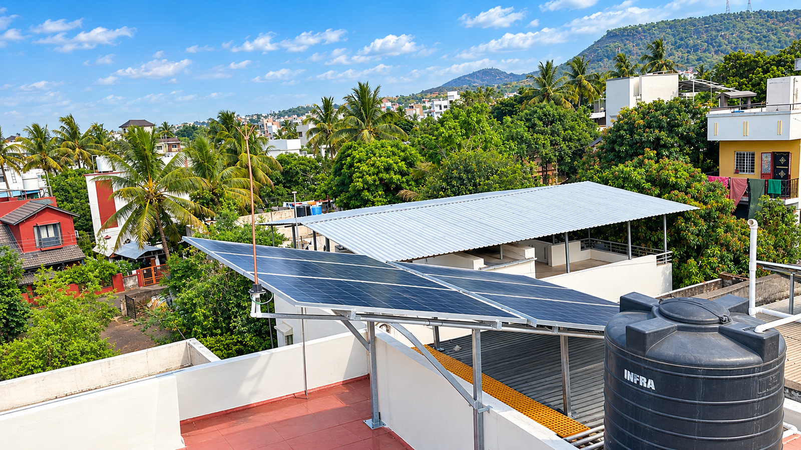 Residential Rooftop Solar Power Plant
